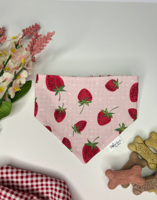 Berry Cute Reversible Dog Bandana