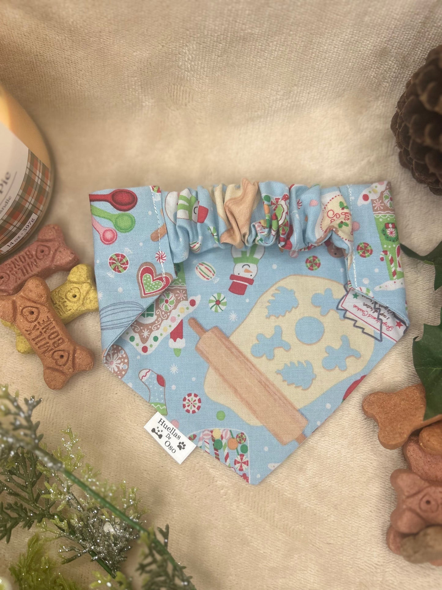 Gingerbread Joy Bandana